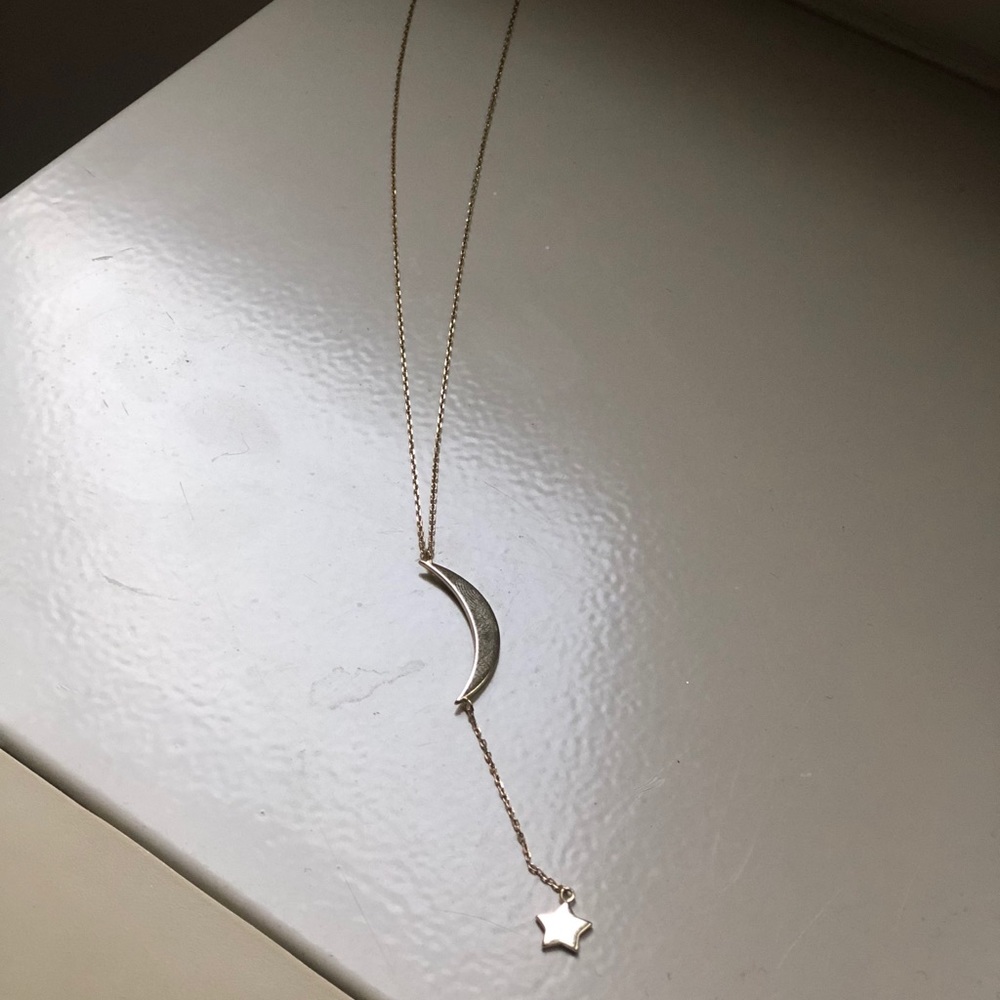 Mixology Gold Moon Star Necklace